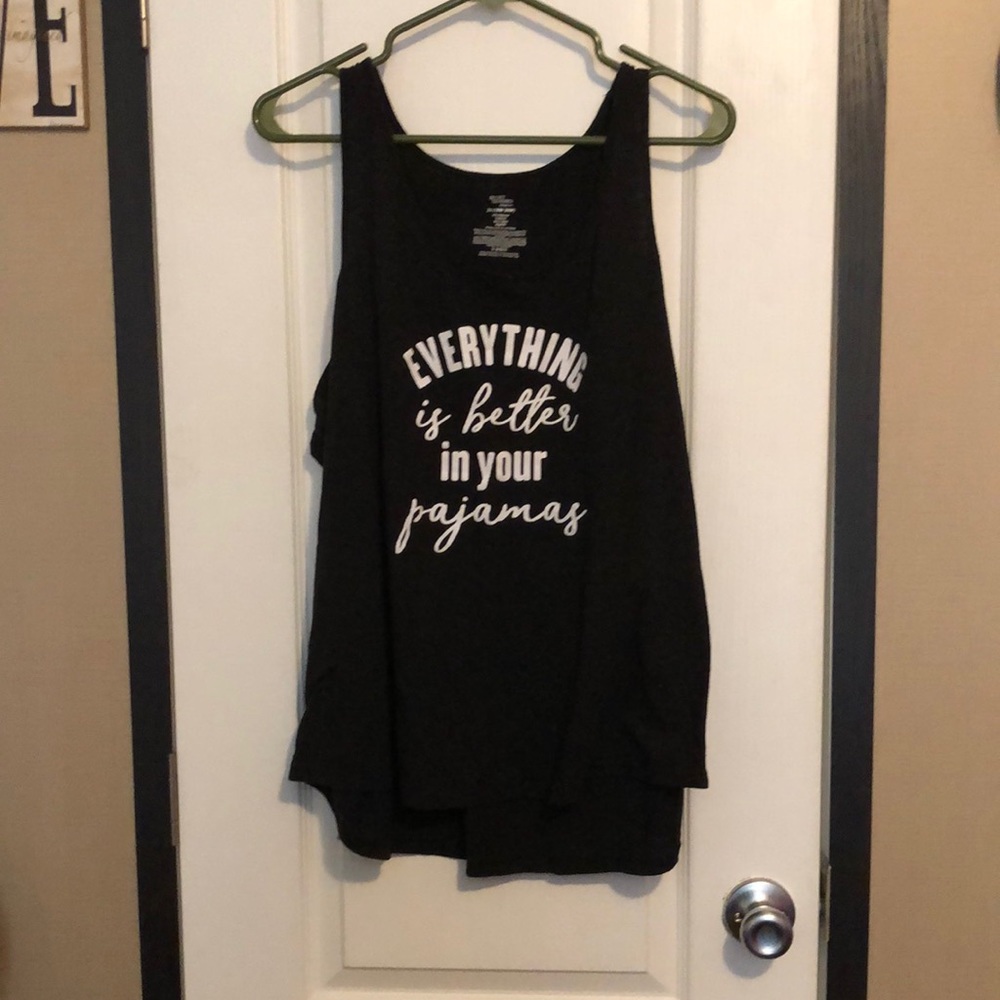 Black pajama shirt